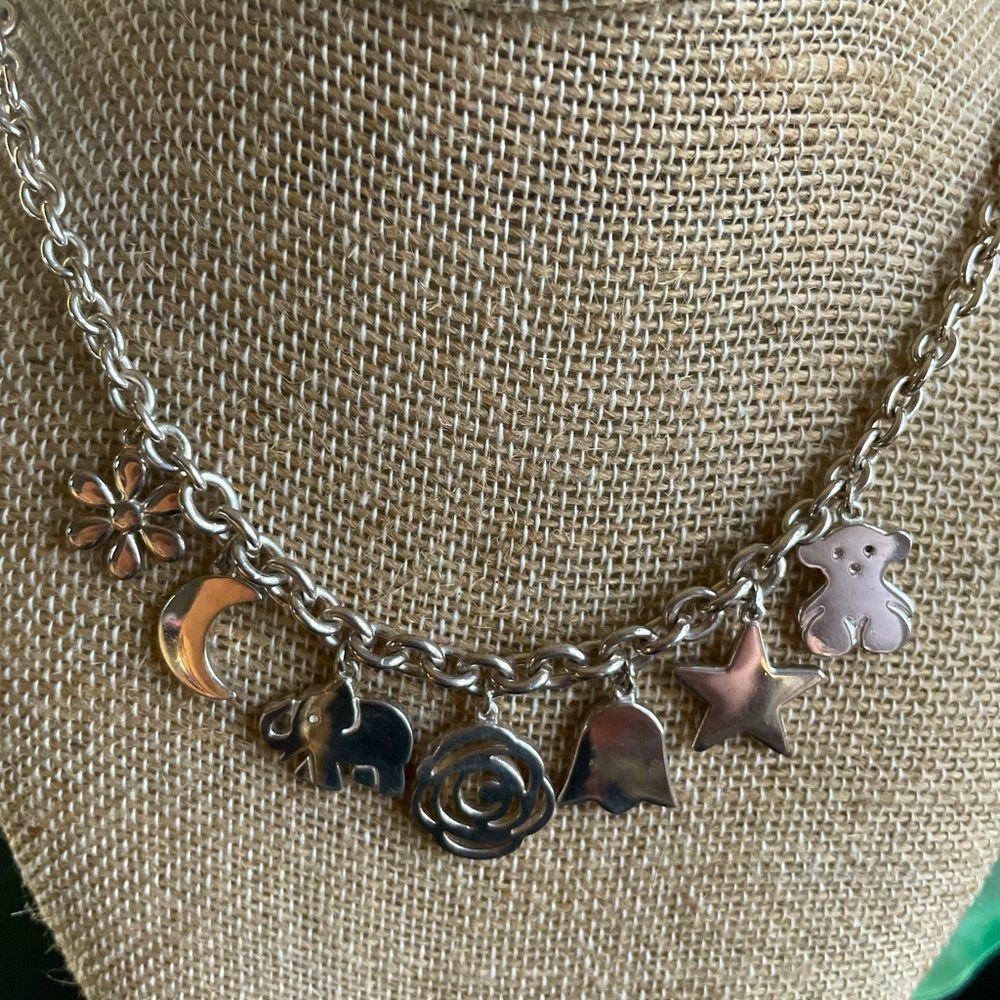 Tous Silver Sweet Dolls Necklace